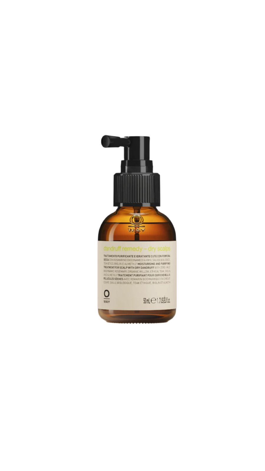 Oway dandruff remedy - dry scalps,50ml أو واي معالج لقشرة الرأس الجافة