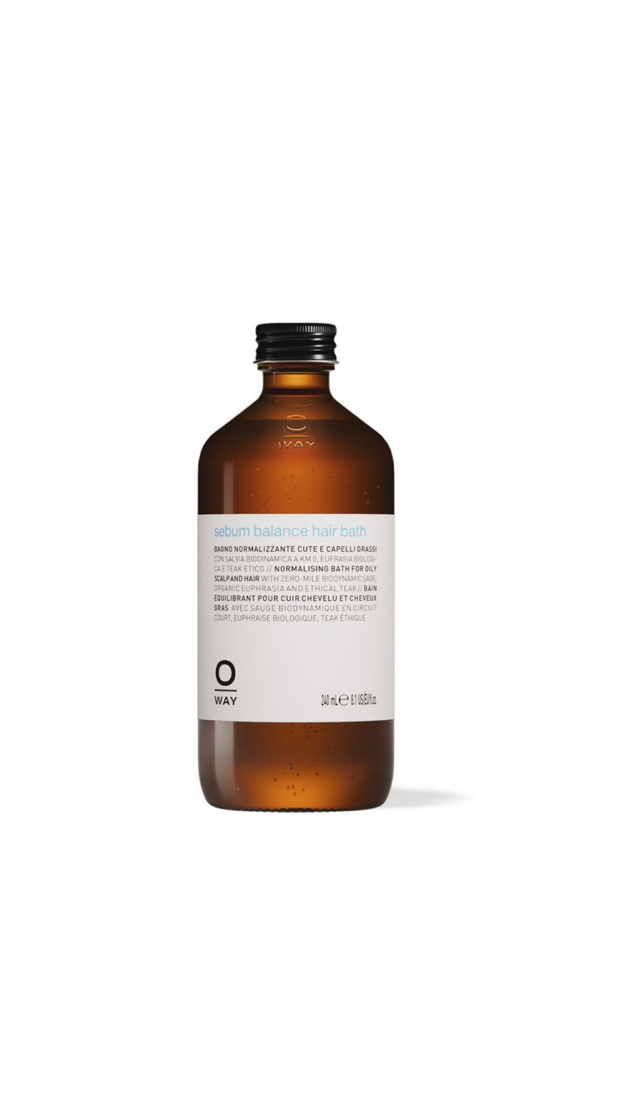 Oway sebum balance hair bath,240 ml أو واي شامبو للشعر الدهني