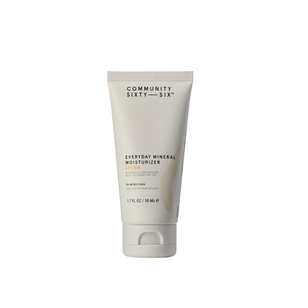 Community sixty six Everyday Mineral Moisturizer SPF 30 Sunscreen مرطب يومي معدني SPF 30 واقي من الشمس