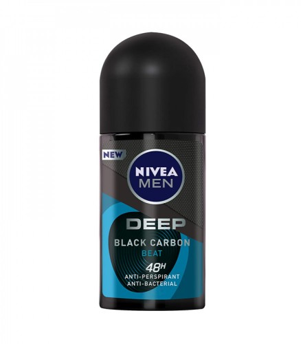 Nivea Men Roll Deep Black Carbon Beat 48h 50 Ml نيفيا مزيل تعرق للرجال