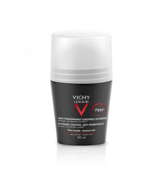 VICHY Homme Sensitive Skin 72h Roll-On Deodorant فيشي مزيل تعرق للرجال