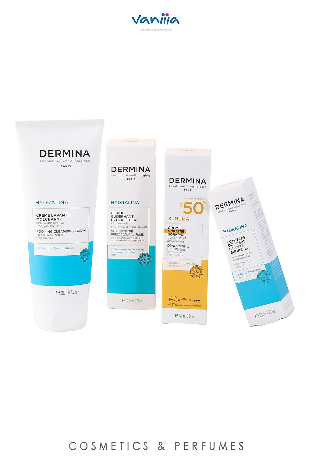 Dermina skin care routine set ديرمينا مجموعة العناية بالبشرة