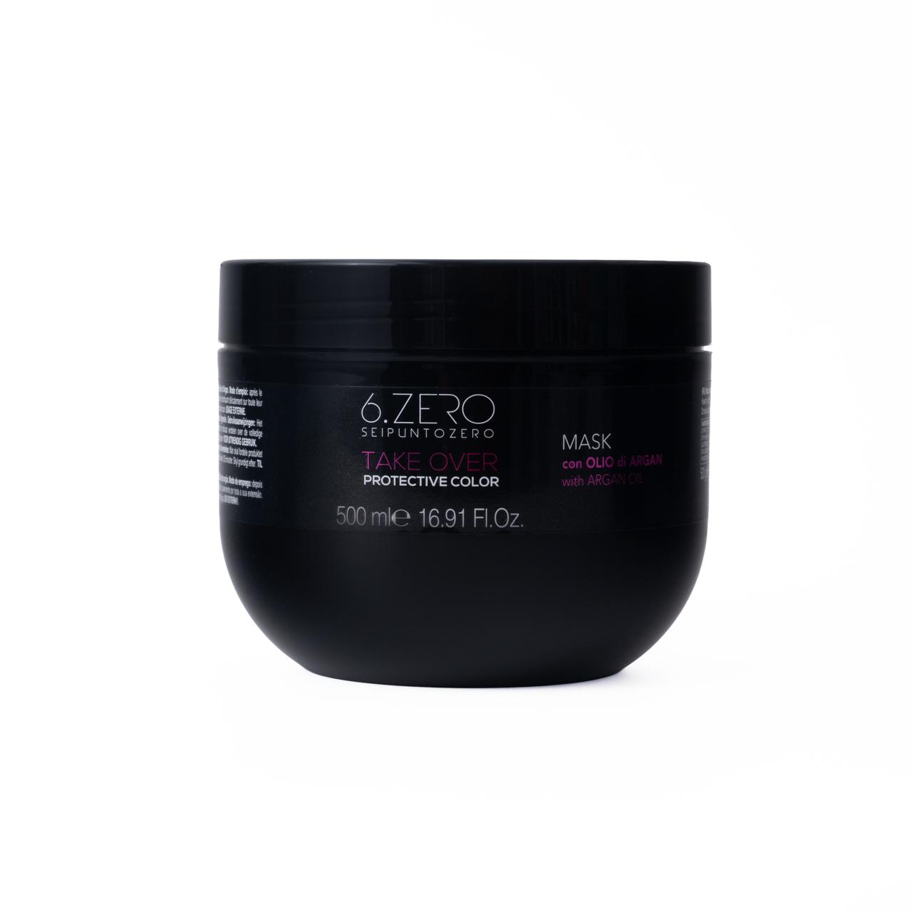 6Zero Take Over Protective Color Mask ,500 ml ماسك حماية الشعر المصبوغ