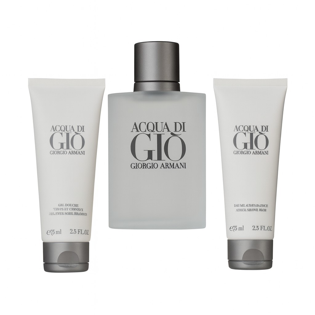 ARMANI Acqua di Gio Eau de Toilette Gift Set parfumerie ارماني اكوا دي جيو سيت عطور للرجال