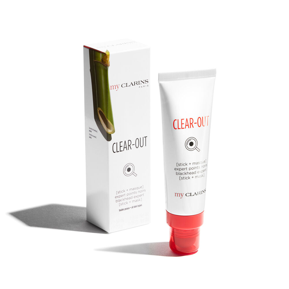 CLARINS CLEAR-OUT blackhead expert [stick + mask] 50ml كلارنس ماسك 2 في 1 ازالة الرؤوس السوداء