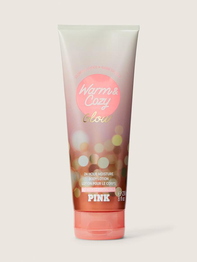 VICTORIA'S SECRET  Pink warm cozy glow Fragrance Lotion,236ml فكتوريا سيكرت لوشن جسم