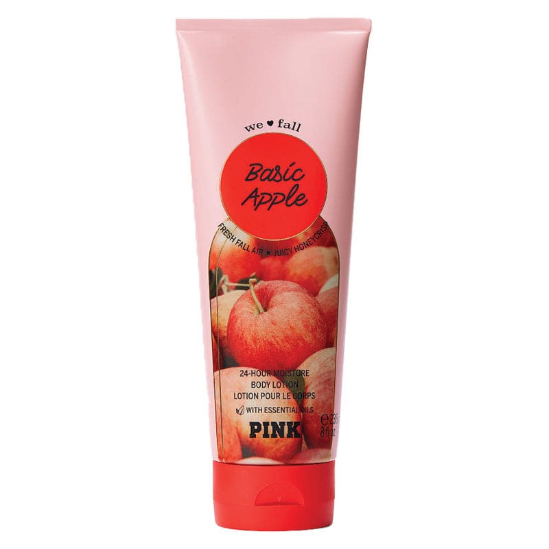 VICTORIA'S SECRET Pink Basic Apple Fragrance Body Lotion,236ml فكتوريا سيكرت لوشن جسم