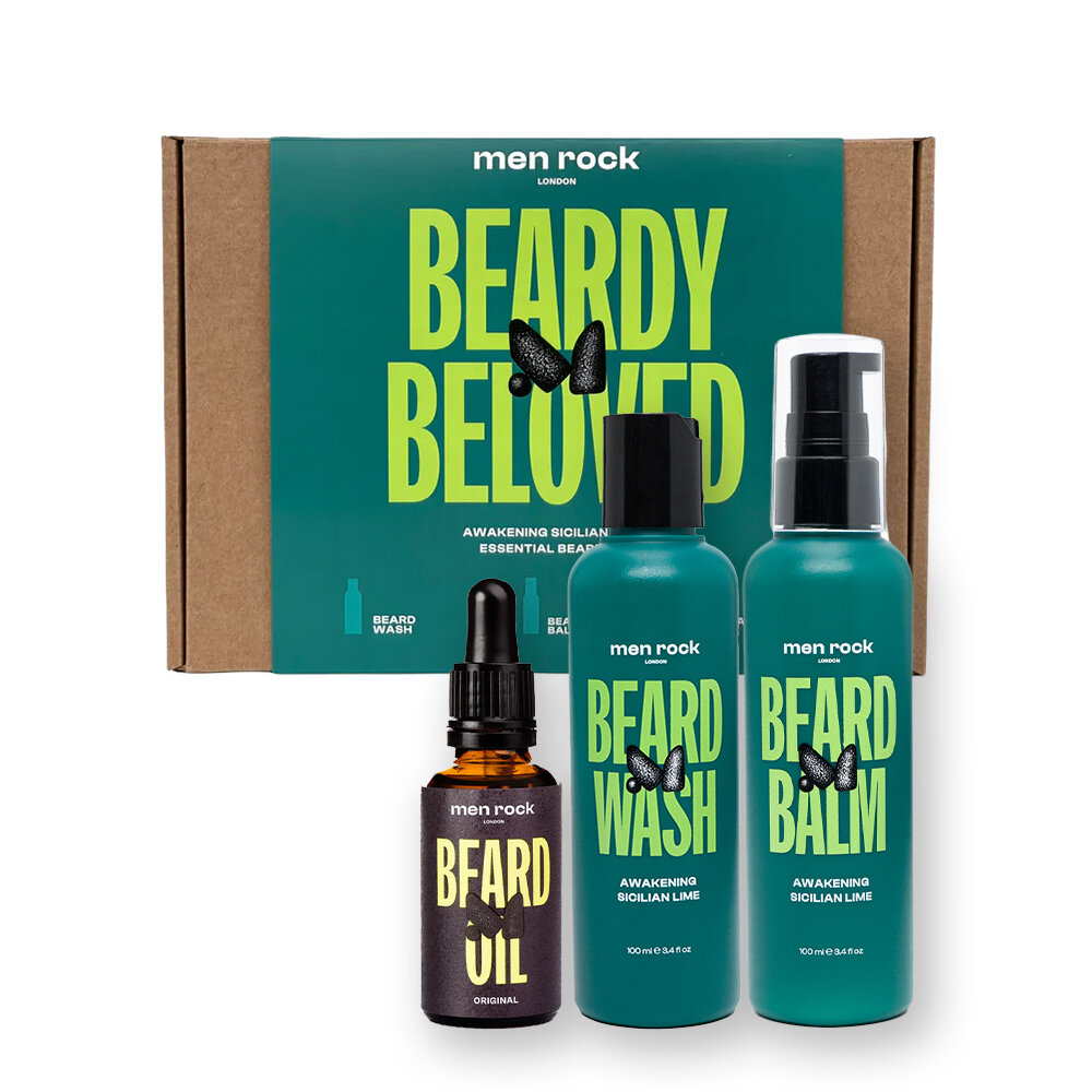 Biolife Beard Set MEN ROCK, Sicilian Lime 2 مجموعة اللحية للرجال
