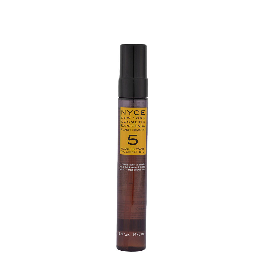NYCE FLASH BEAUTY INSTANT GOLDEN OIL 75ML -  زيت مغذي للشعر الجاف