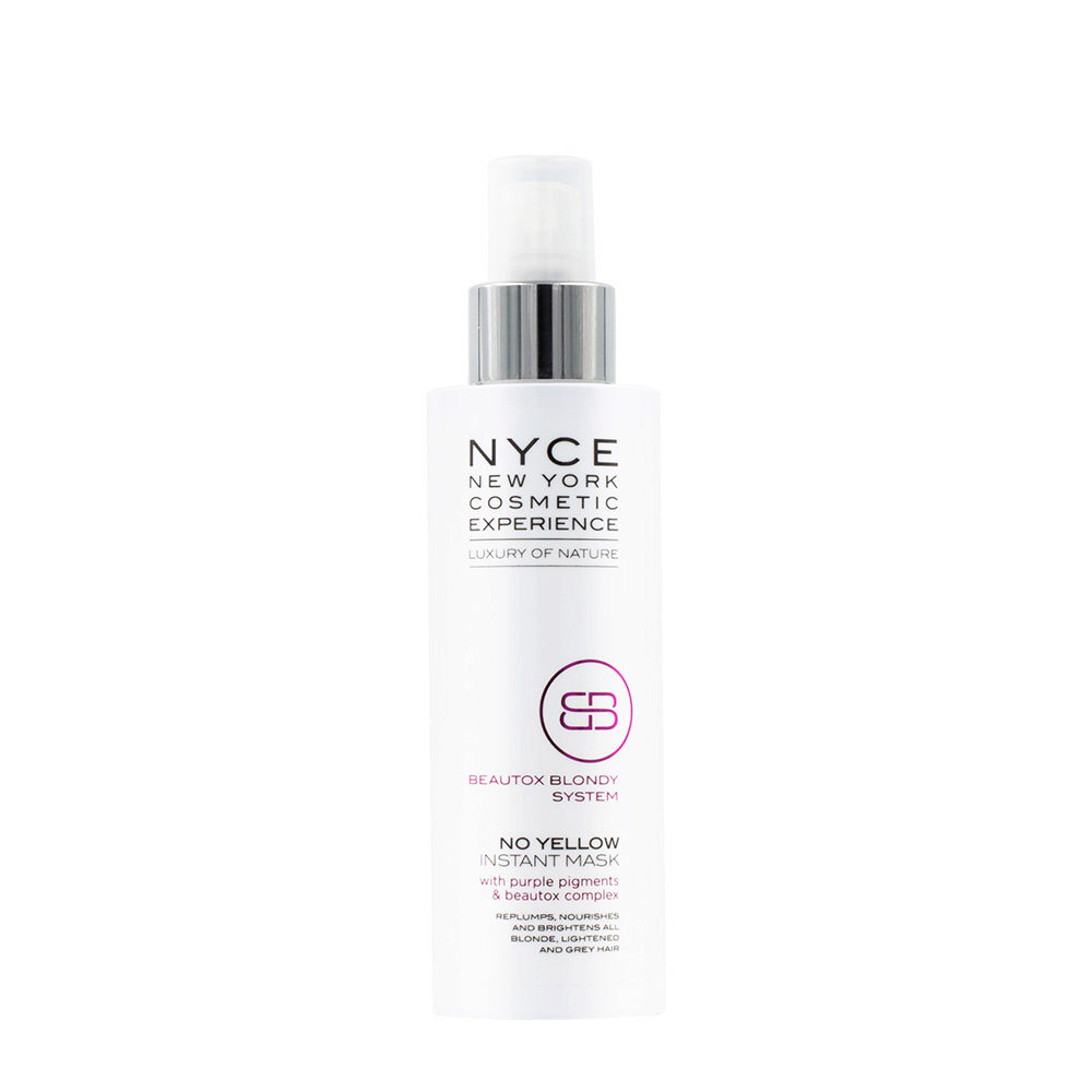 NYCE LUXURY CARE BEAUTOX BLONDY SYSTEM NO YELLOW INSTANT MASK 150ML - ANTI-YELLOW CREAM ماسك فوري للشعر مضاد للاصفرار
