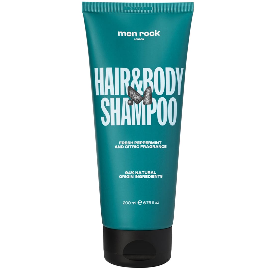 MEN ROCK HAIR&BODY SHAMPOO,100ml شامبو للشعر و الجسم للرجال