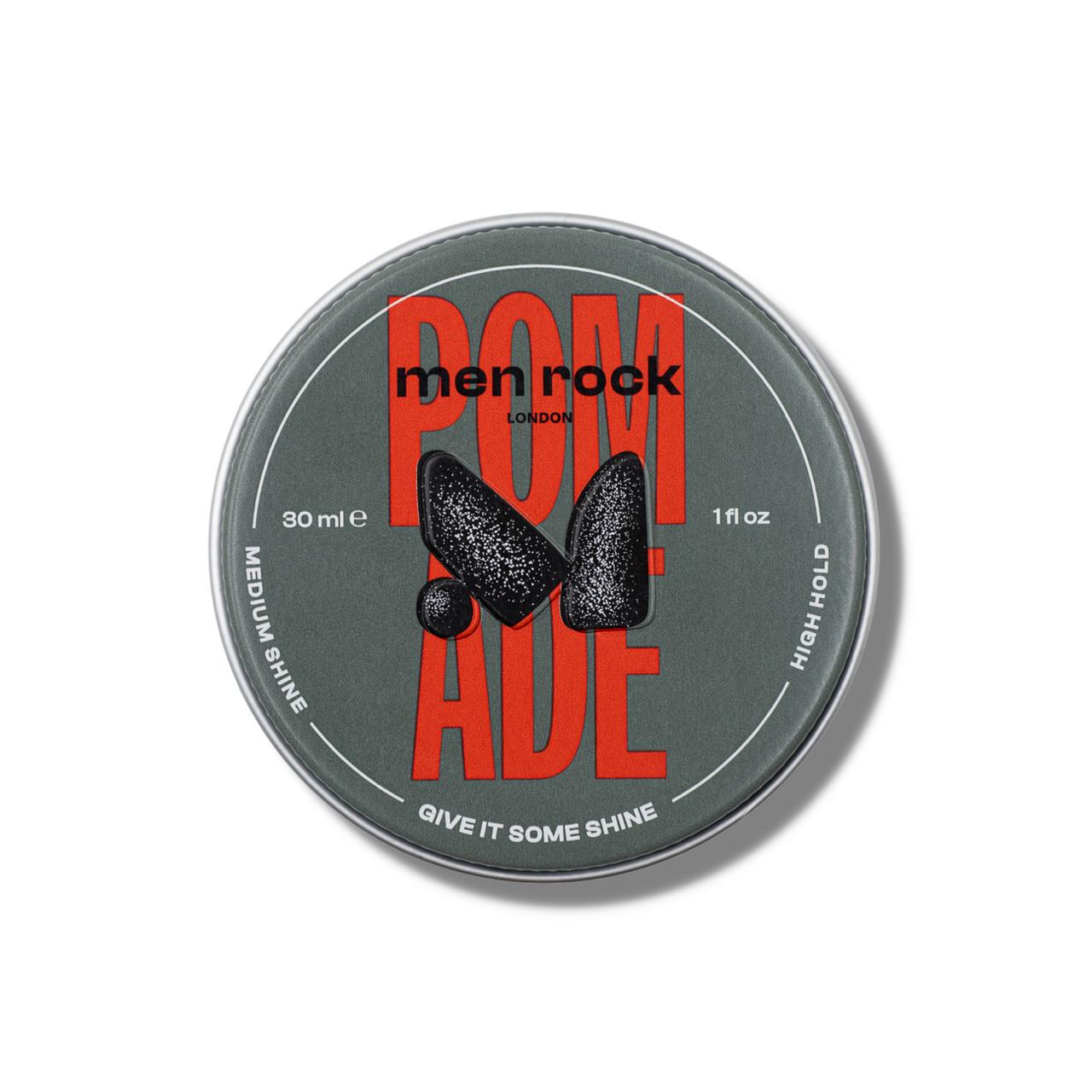 MEN ROCK POMADE – HIGH HOLD, MEDIUM SHINE 90ml جل لتثبيت الشعر