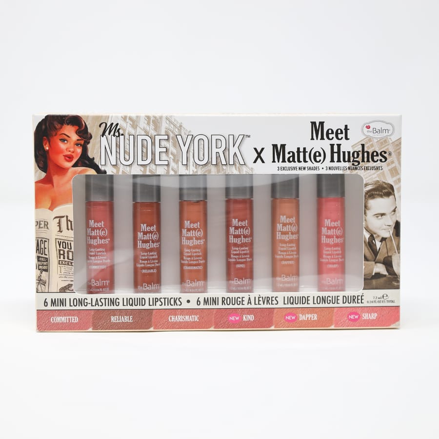 THE BALM Ms. Nude York x Meet Matt(e) Hughesذا بالم سيت احمر شفاه
