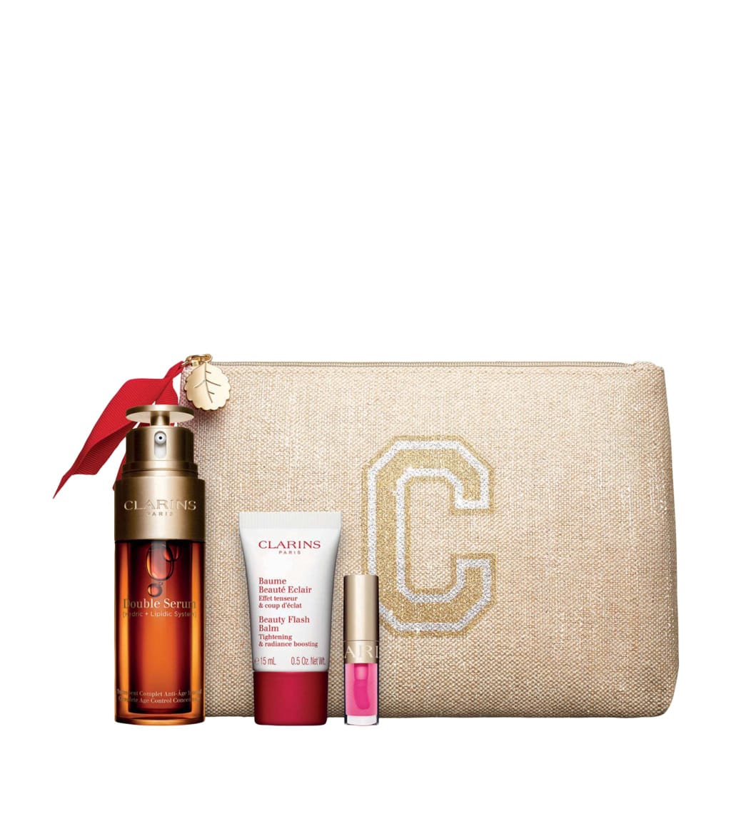 CLARINS double serum collection set كلارنس مجموعة عناية بالبشرة فاخرة