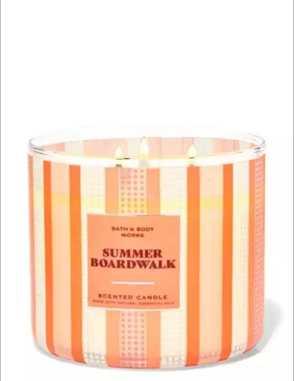 BATH AND BODY WORKS Summer Boardwalk Candle, باث اند بدي وركس شموع معطر