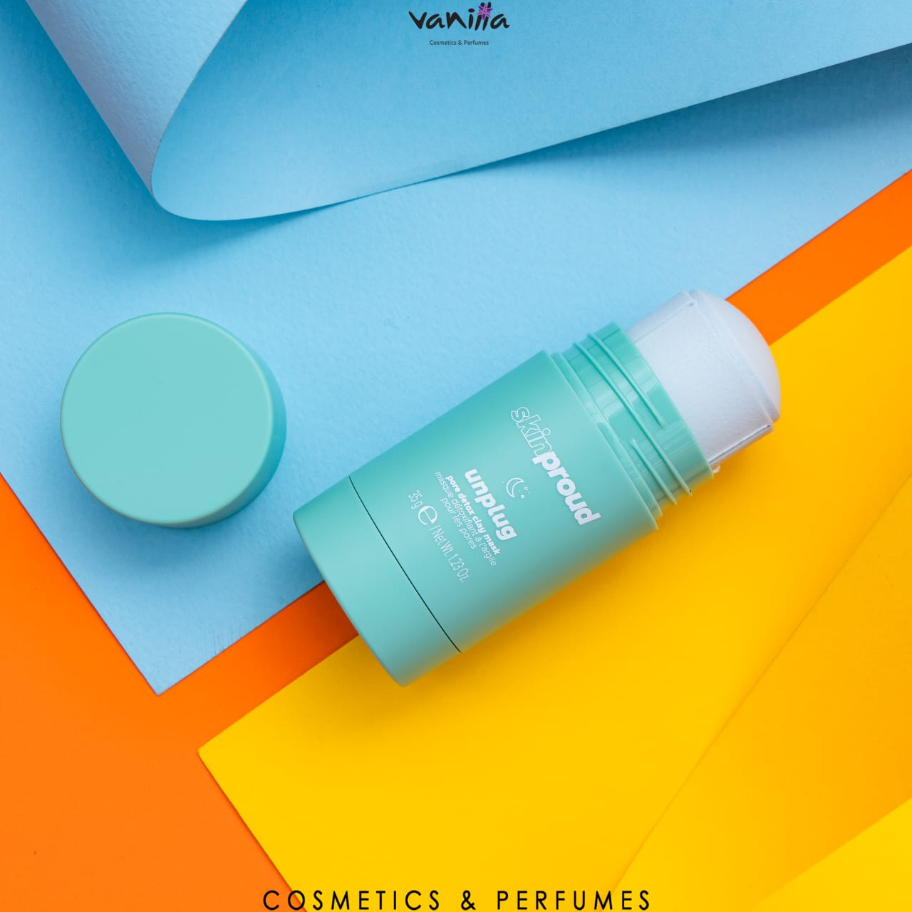 Skin Proud Unplug Pore Detox Clay AHA Mask 35g  سكن براود ماسك ديتوكس للبشرة
