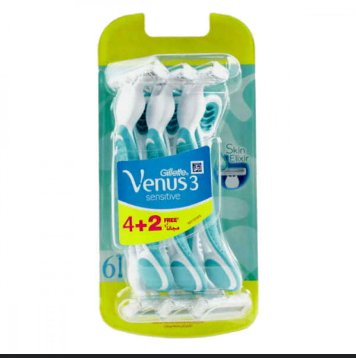 gillette venus 4+2 free جيليت فينوس شفرات الحلاقة