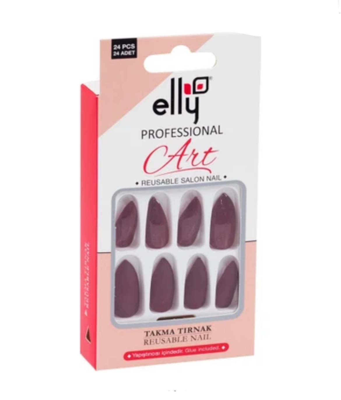 elly24 Pieces of False Nails - 79 ايلي اظافر اصطناعية
