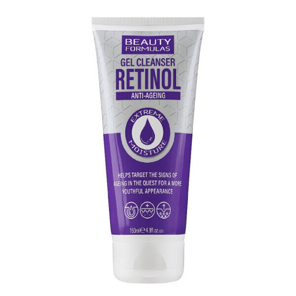 BEAUTY FORMULAS Anti - Ageing Retinol Gel Cleanser 30ml غسول جل للوجه بالريتينول
