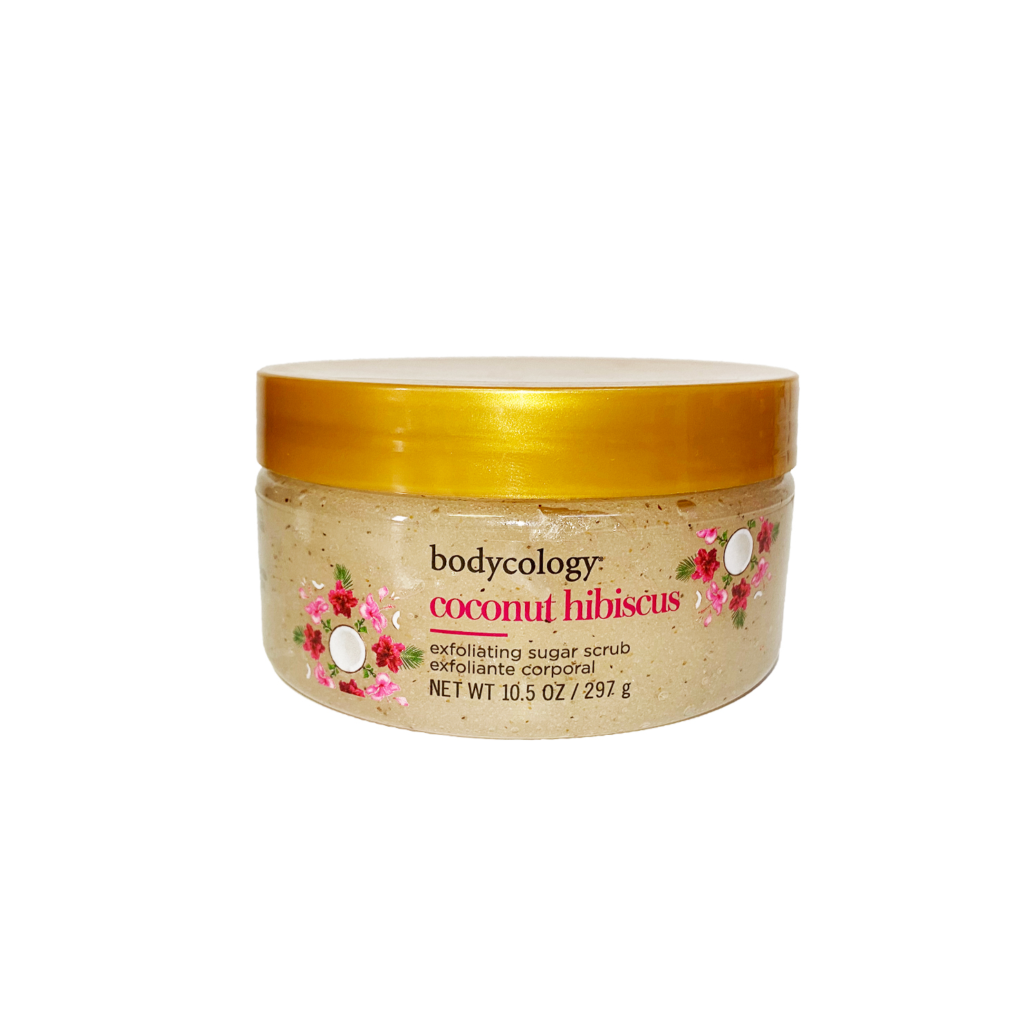 Exfoliante Corporal – COCONUT HIBISCUS SUGAR SCRUB – BODYCOLOGY مقشر سكر جوز الهند والكركديه