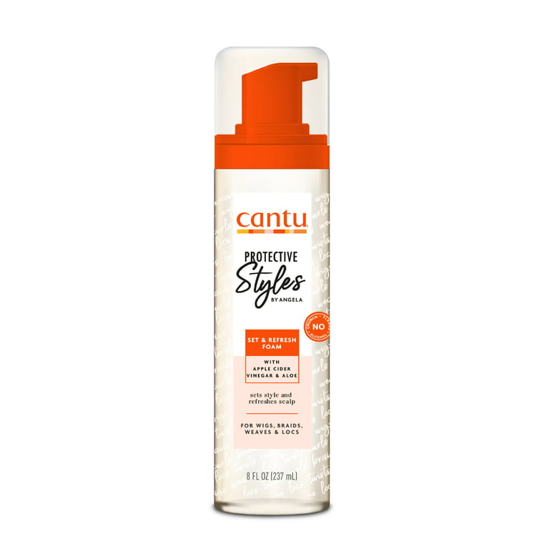 CANTU Protective Styles by Angela Set & Refresh Foam كانتو رغوة منعشة للشعر