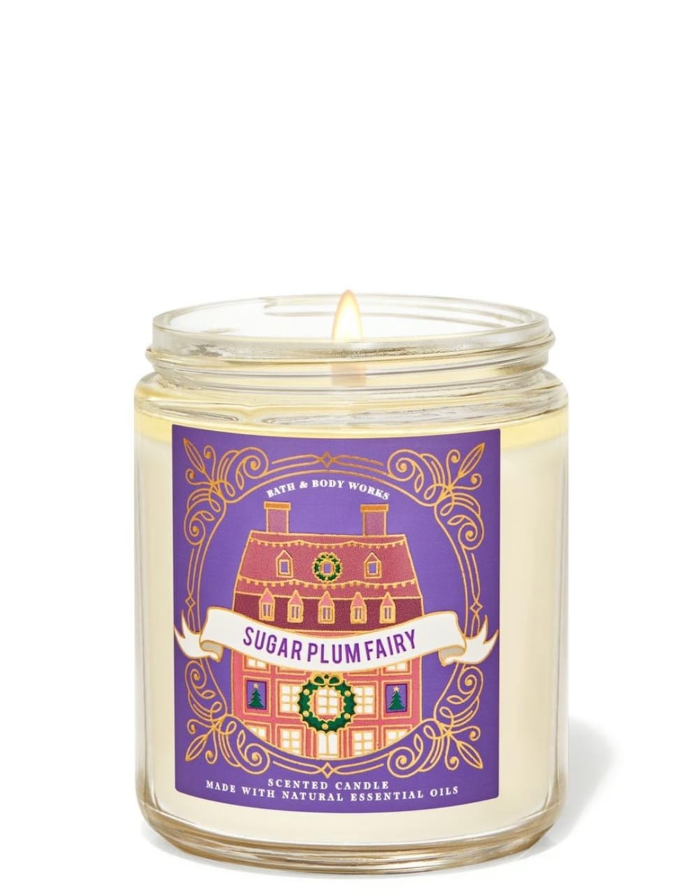 BATH AND BODY WORKS Sugar Plum Fairy 1-wick Candle, باث اند وركس شمعة معطرة