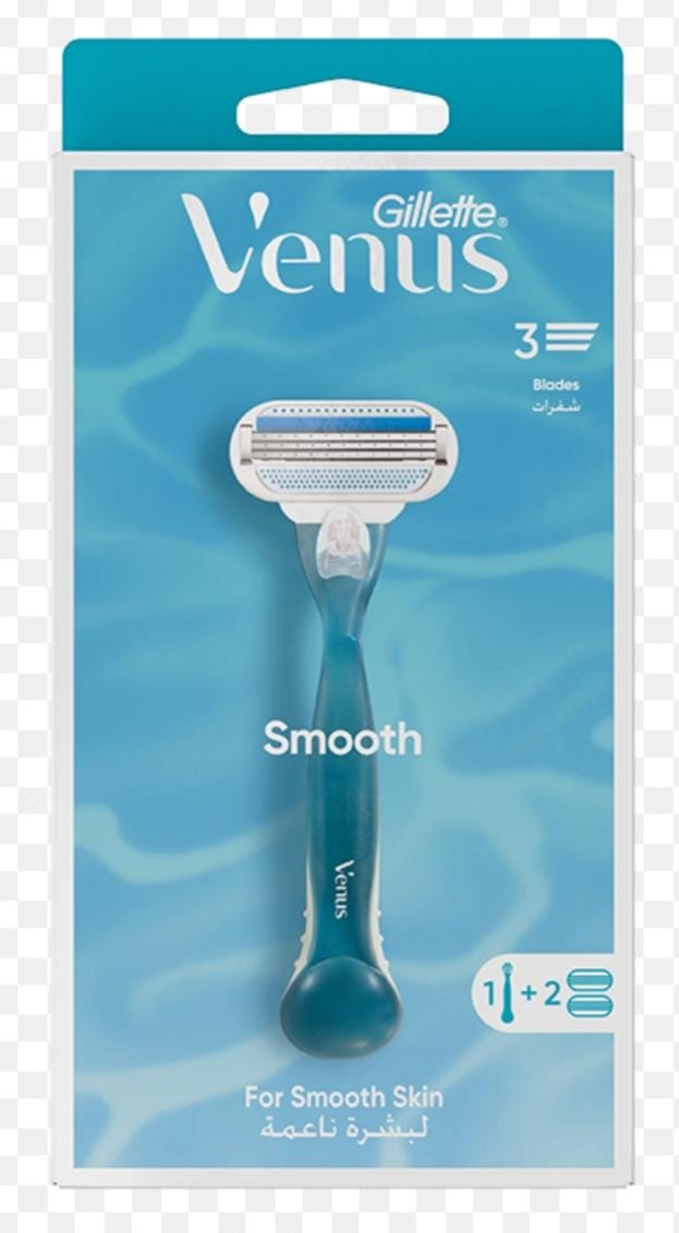 Gillette Venus Smooth فينوس شفرات حلاقة ناعمة