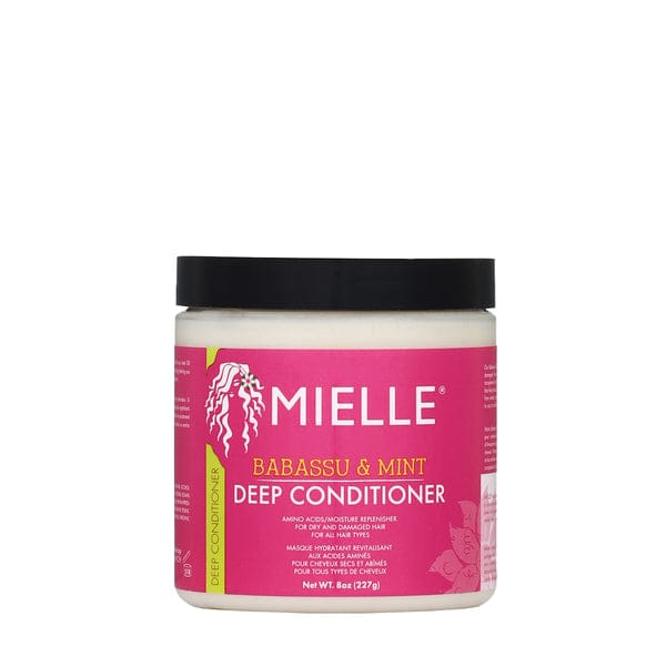 MIELLE Organics - Essentials - Babassu Oil & Mint Deep Conditioner,227g ميلي بلسم للشعر المتضرر و الجاف