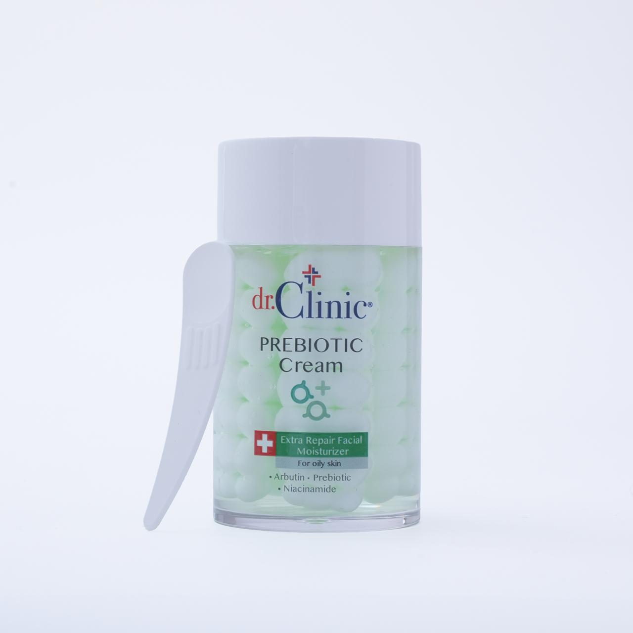 DR CLINIC Prebiotic Cream Extra Repair Moisturizer For Oily Skin كريم مرطب للبشرة الدهنية