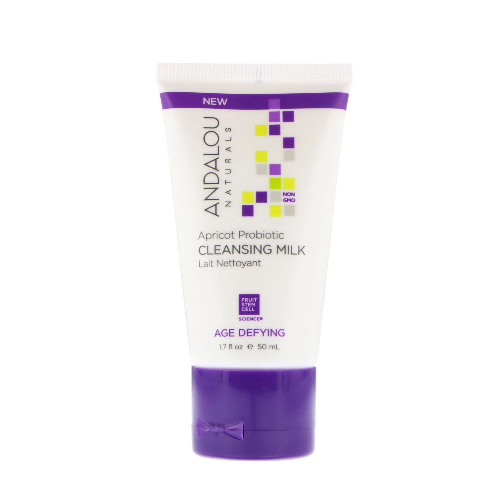 Andalou Naturals Cleansing Milk Apricot Probiotic Age Defying 50 ml