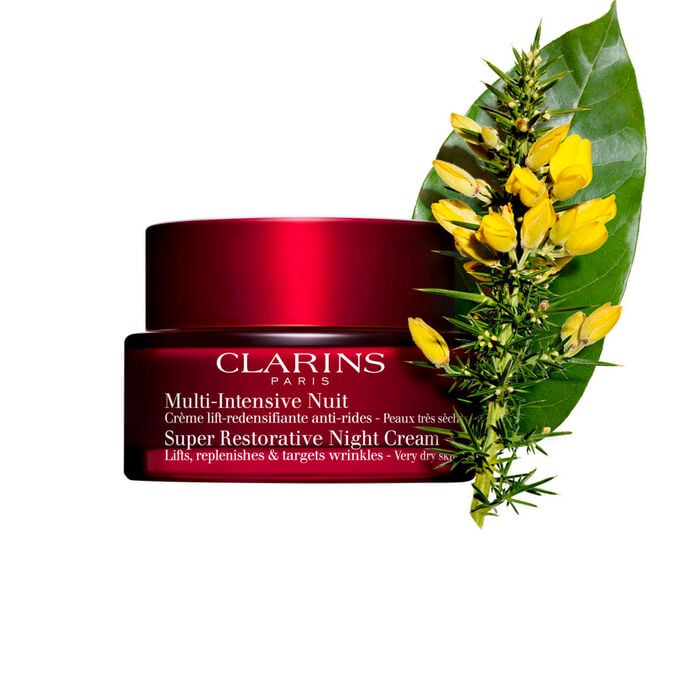 CLARINS Super Restorative Night Cream - Very Dry Skin كلارنس كريم ليلي مضاد للتجاعيد