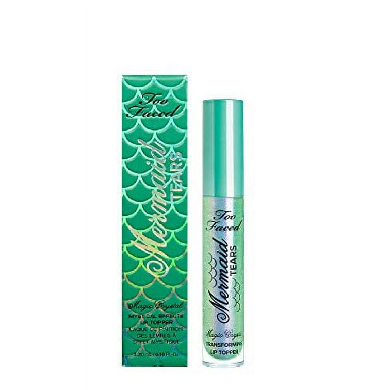 Too Faced Mermaid Tears Crystal Effect Lip Topper تو فيسد ملمع شفاه بتأثير كريستالي دموع الحوريات
