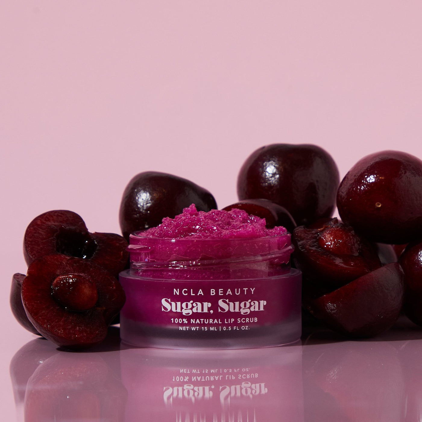 NCLA BEAUTY SUGAR SUGAR - BLACK CHERRY LIP SCRUB 15ml مقشر للشفاه