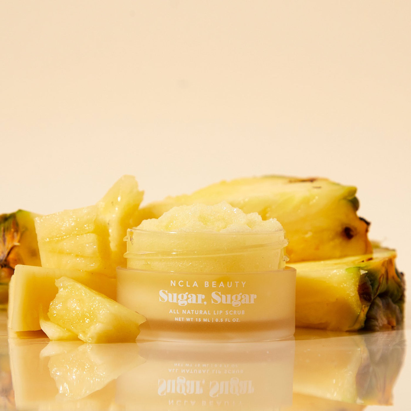NCLA BEAUTY SUGAR SUGAR - PINEAPPLE LIP SCRUB 15ml مقشر للشفاه