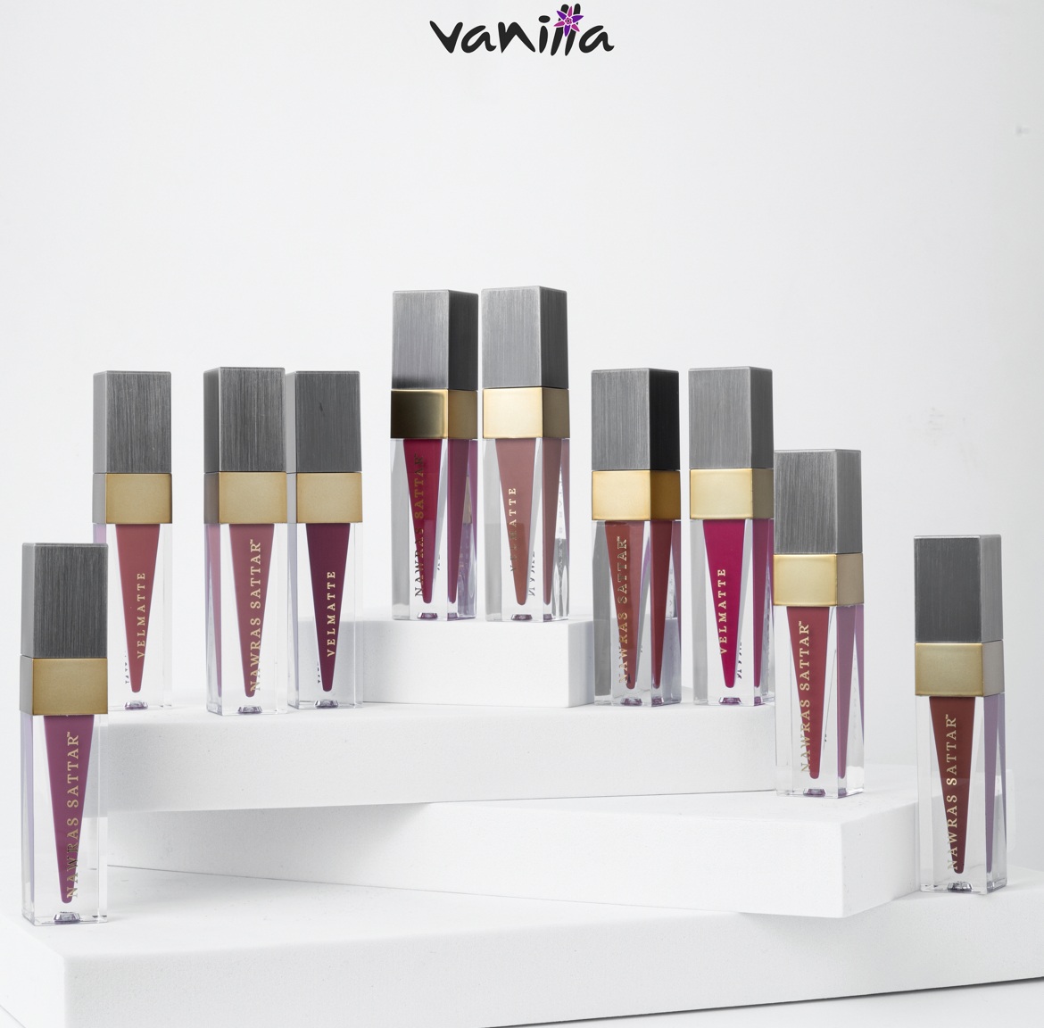 Nawras sattar valmatte lipstick new edition نورس ستار احمر شفاه فيلفت باصدار جديد