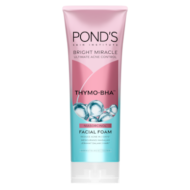 PONDS ULTIMATE ACNE CONTROL FACIAL FOAM  بوندز رغوة الوجه للتحكم التام في حب الشباب