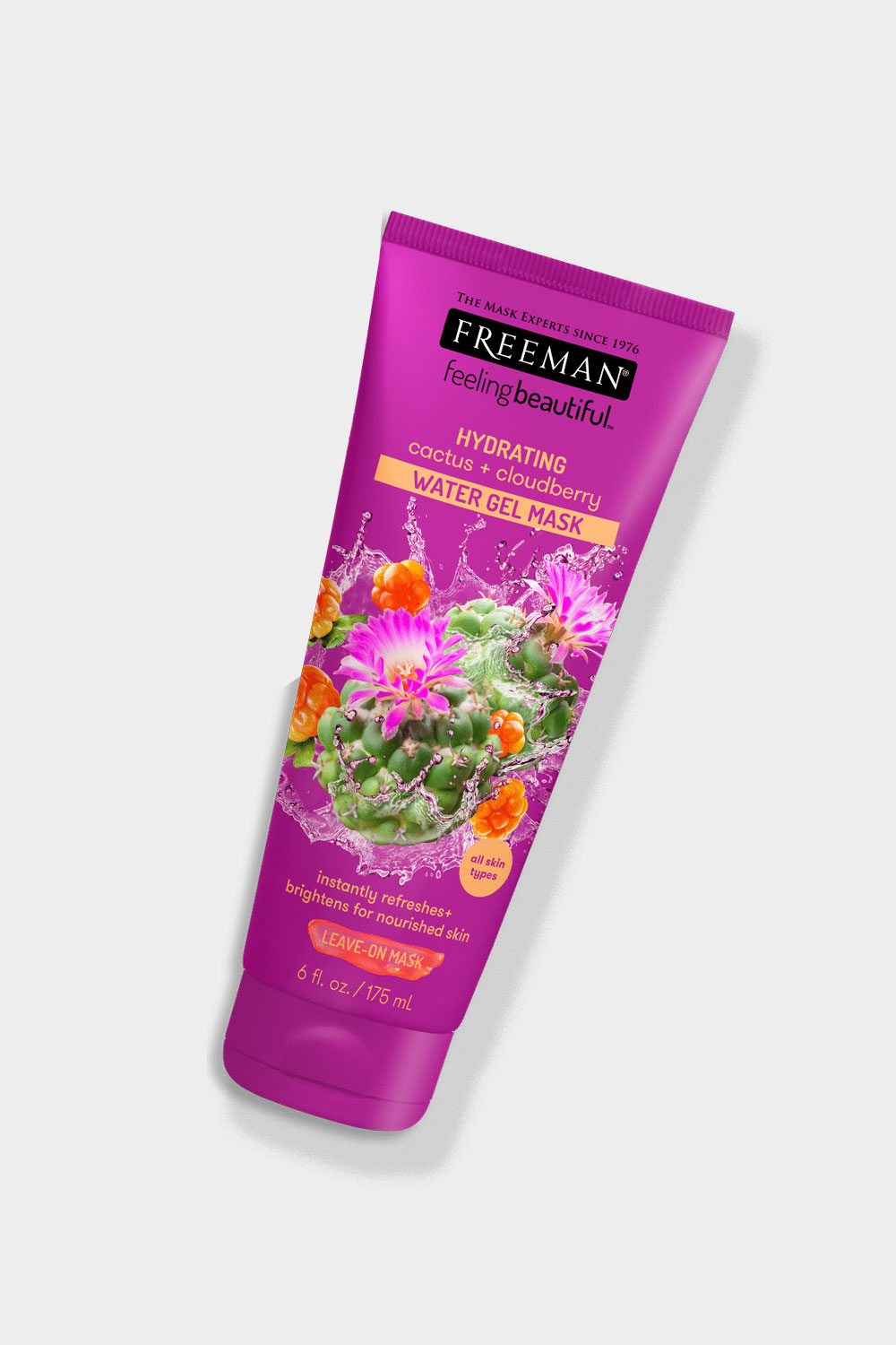 FREEMAN Hydrating Cactus + Cloudberry Water Gel Mask فري مان ماسك مرطب للبشرة