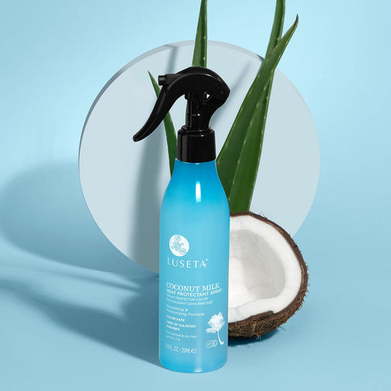LUSETA Coconut Milk Heat Protectant Spray 251ml لوستا واقي حرارة للشعر