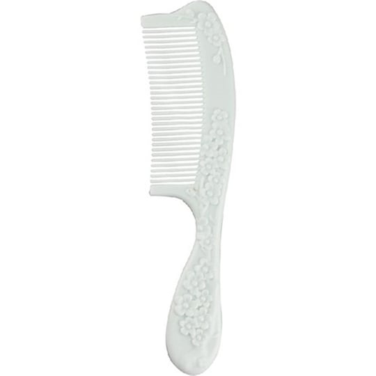 Elly Embossed Floral Patterned Comb Blue - 29 أيلي مشط لتسريح الشعر