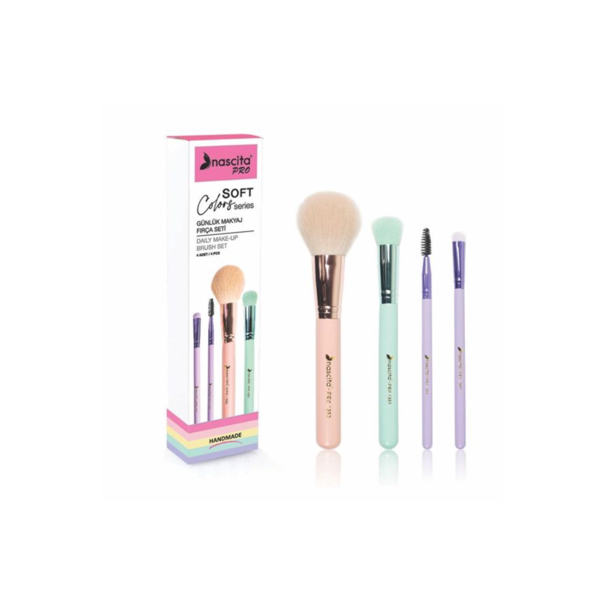 nascita Daily Makeup Brush Set - 76 ناسيتا مجموعة فرش المكياج اليومي