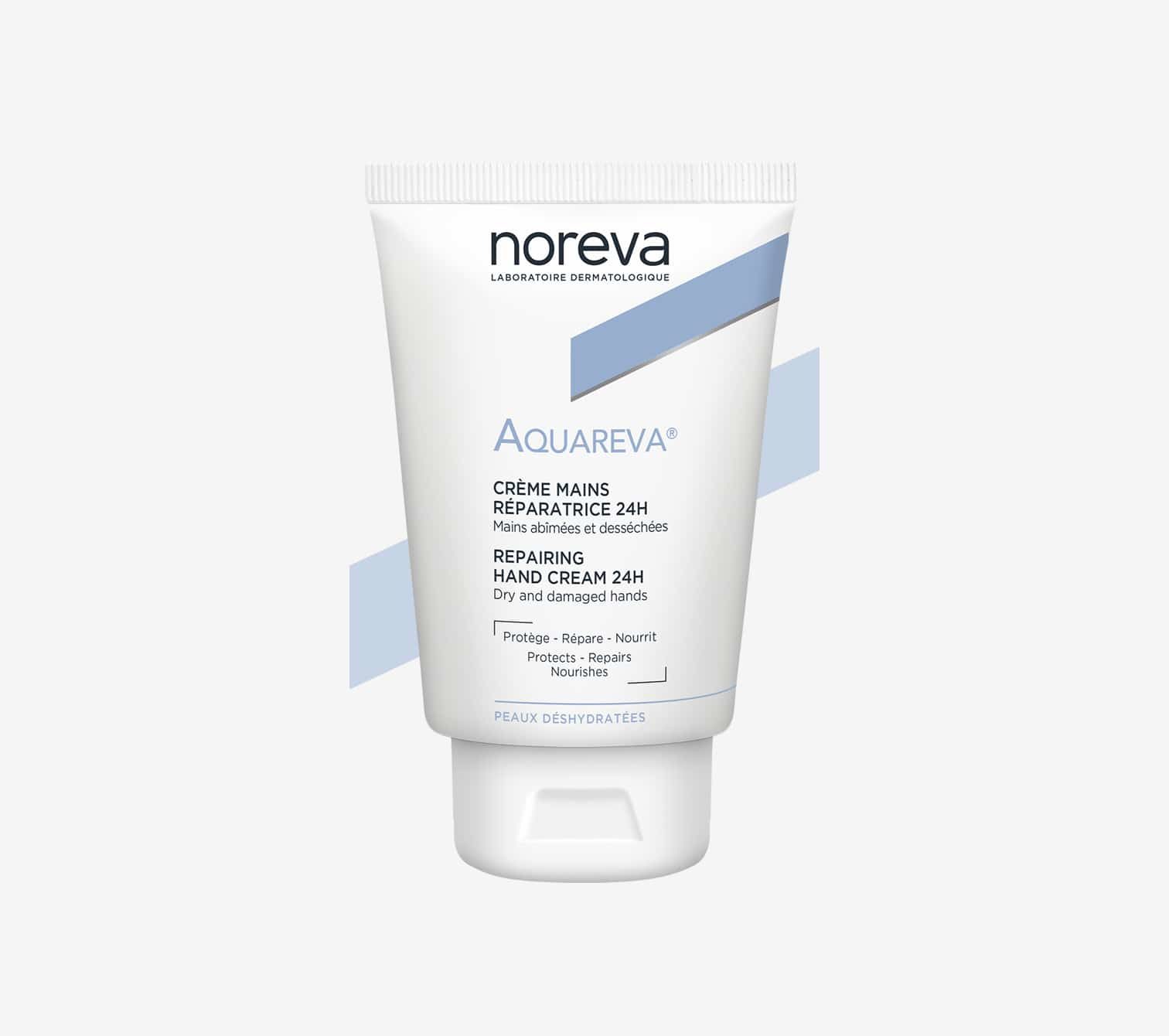 NOREVA AQUAREVA 24H repairing hand cream كريم مرطب غني لليدين