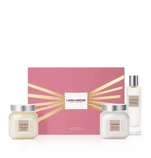Laura Mercier Luxe Indulgence Ambre Vanille Collection Gift Set لورا مرسييه مجموعة هدايا فاخرة