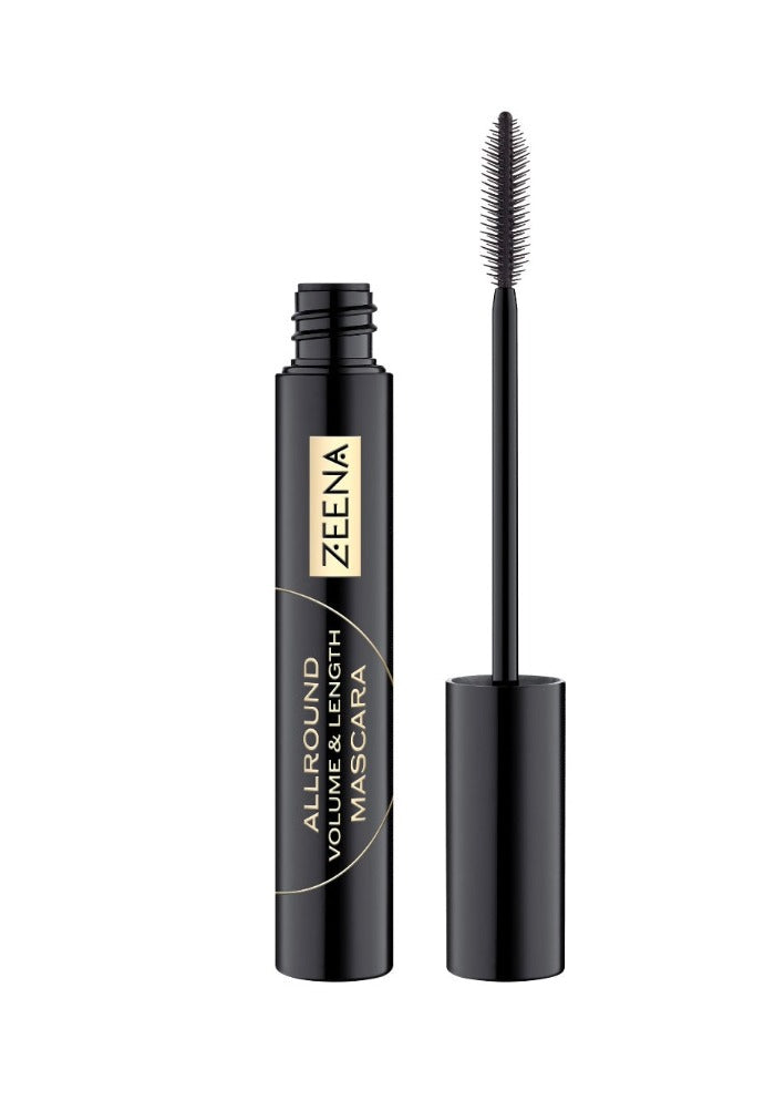 ZEENA ALLROUND VOLUME & LENGTH MASCARA - BLACK  زينا ماسكارا لتكثيف وتطويل الرموش - أسود