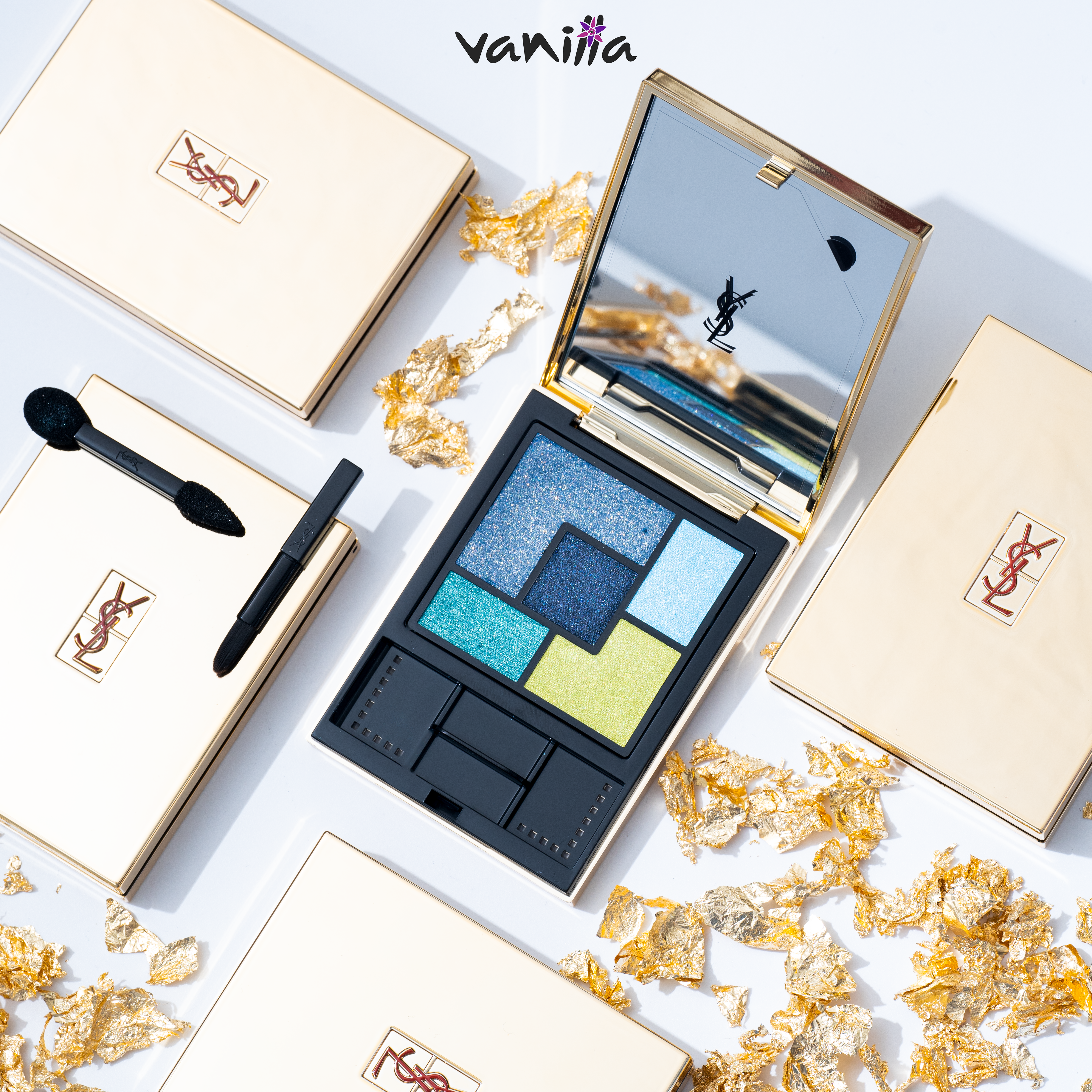 YVES SAINT LAURENT COUTURE PALETTE 10 LUMIÈRES MAJORELLE واي اس ال كوتور باليت