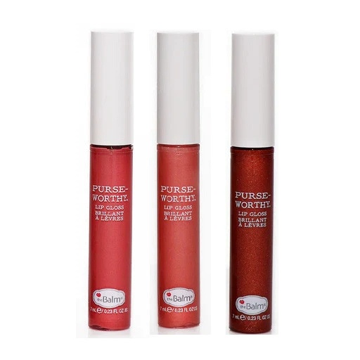 THE BALM Purse worthy 3 lip glosses ذا بالم سيت ملمع شفاه ثلاثي