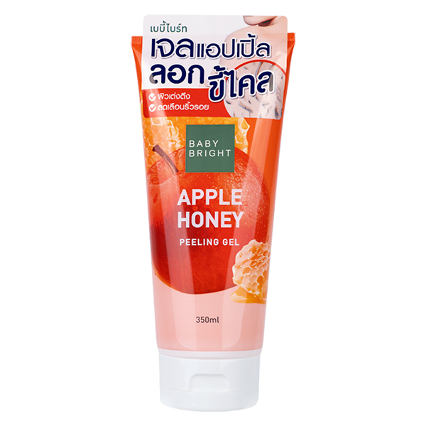 APPLE HONEY PEELING GEL 350ML BABY BRIGHT جل التقشير بعسل التفاح