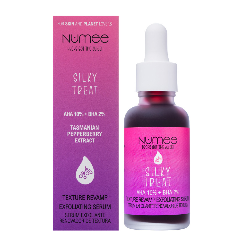 NUMEE | SILKY TREAT Texture Revamp Exfoliating Serum نومي مصل التقشير الحريري لتجديد الملمس
