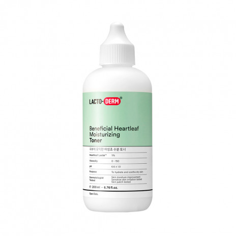 LACTO-DERM Beneficial Heartleaf Moisturizing Toner 200ml تونر مرطب للبشرة