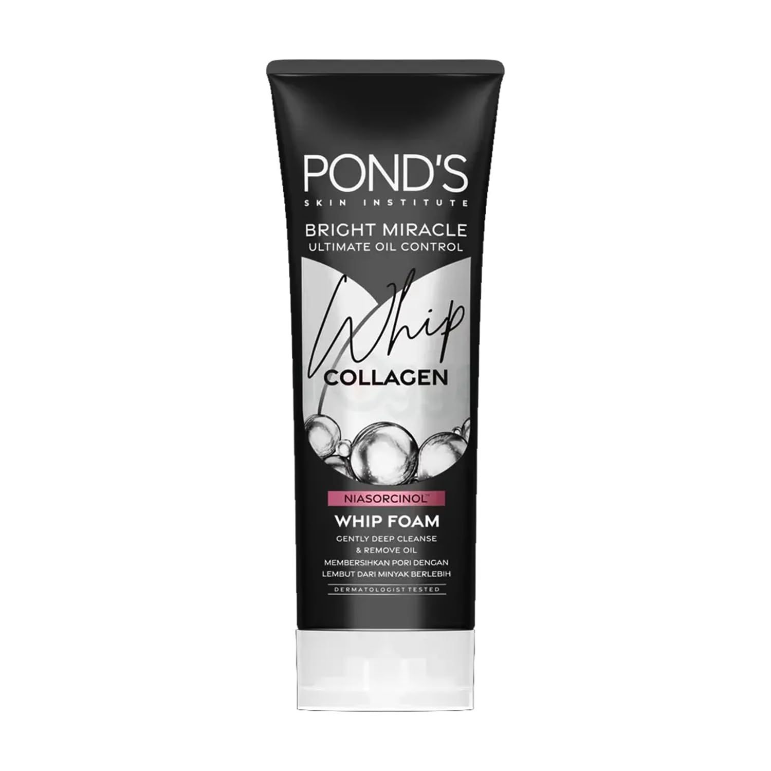 PONDS Bright Miracle Ultimate Oil Control Whip Collagen Whip Foam غسول رغوي منظف للبشرة