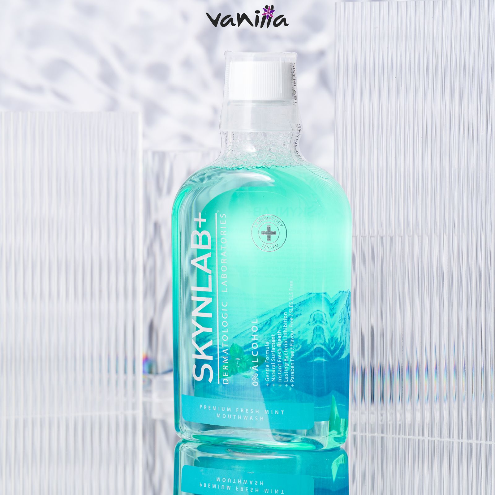 SKYNLAB PREMIUM FRESH MINT MOUTHWASH  غسول الفم سكينلاب بريميوم بالنعناع المنعش